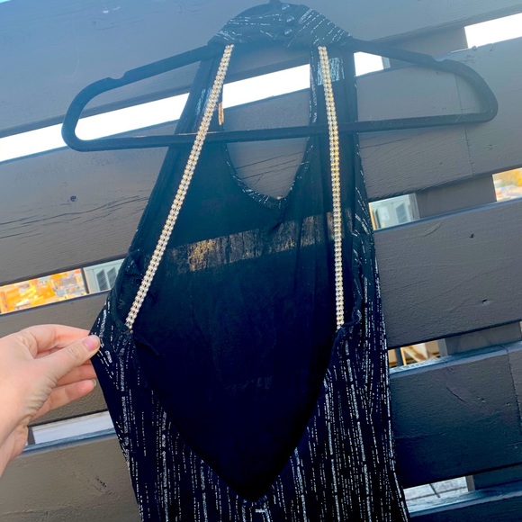 Body con vintage halter dress vintage sexy prom - Picture 1 of 8